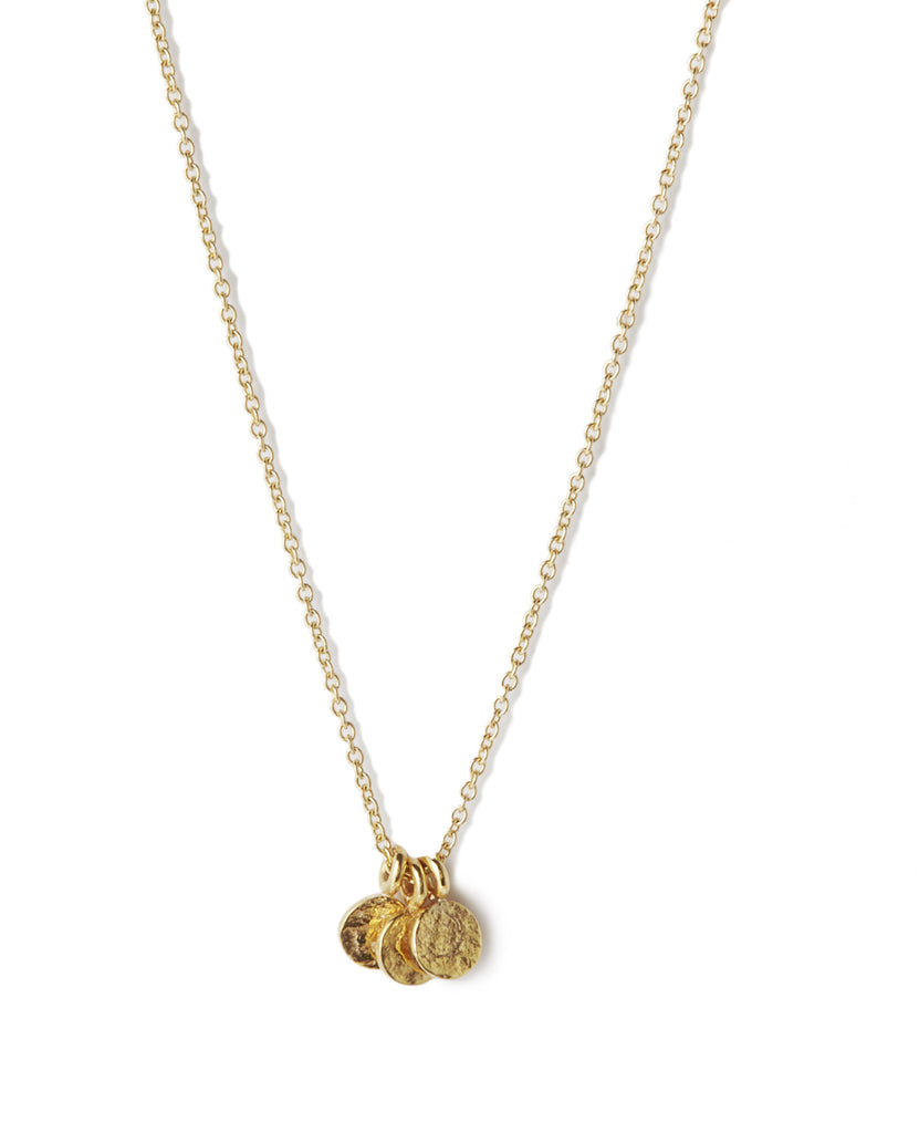 Trio Necklace in 18k Gold