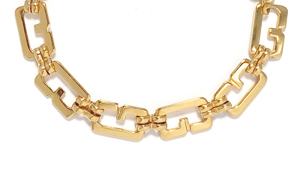 Vintage Givenchy G-Link Chain Bracelet, 1980s