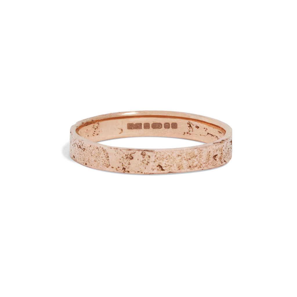 Women's Slim Paper Ring in Rose Gold