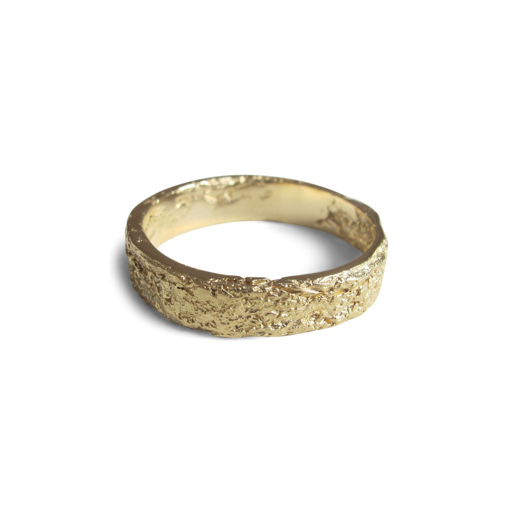 Men's Paper Band in 18-Carat Yellow Gold