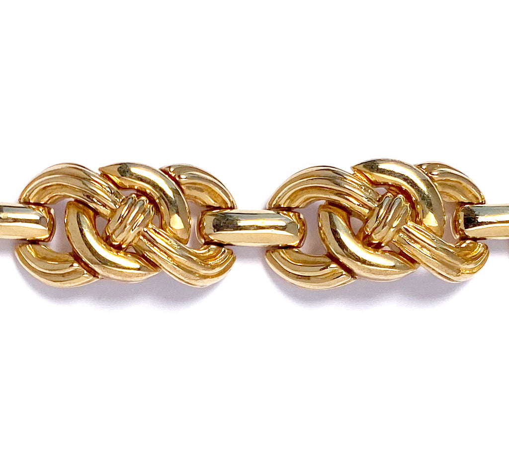 Vintage Givenchy Big Link Chain Bracelet, 1980s