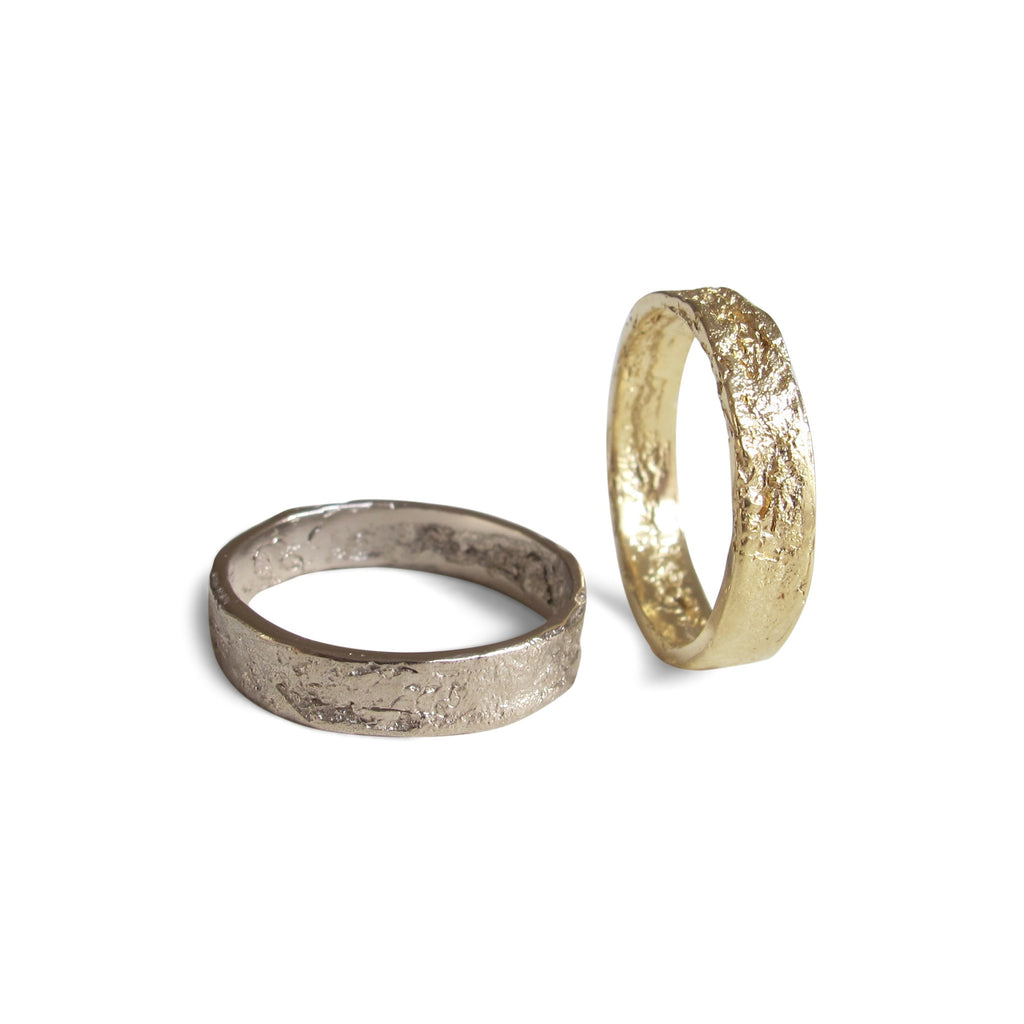 Men's Paper Band in 18-Carat Yellow Gold