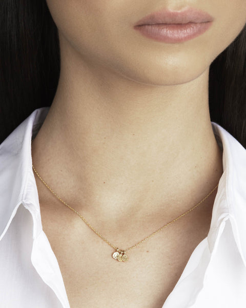 Trio Necklace in 18k Gold